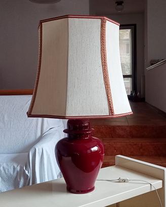 Lampada in ceramica da tavolo