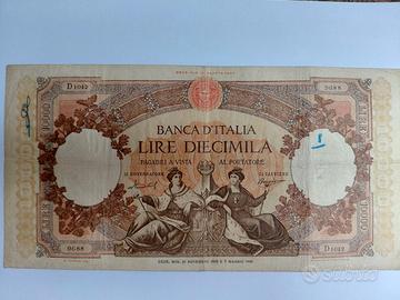 10000 LIRE CAPRANESI REPUBBLICHE MARINARE 21/11/19