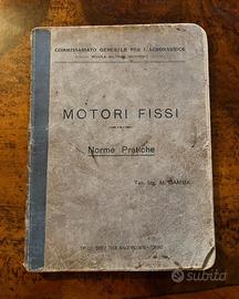 "MOTORI FISSI"  Scuola Motoristi Regia Aeronautica