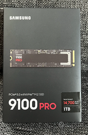 SAMSUNG SSD NVME 9100 PRO 1TB PCIe 5.0 SIGILLATO