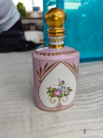 Flacone profumo antico Limoges porcellana