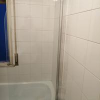 Parete in vetro vasca da bagno