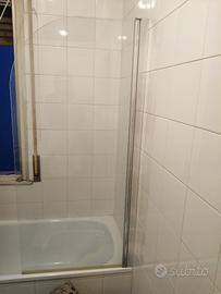 Parete in vetro vasca da bagno