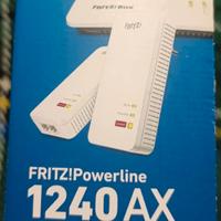 SET POWERLINE FRITZ! 1240 AX + 1210 - MAI USATO!