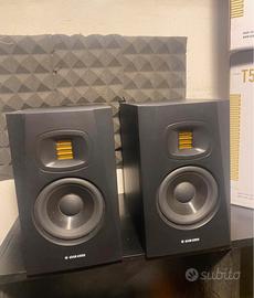 Coppia adam audio t5v monitor da studio piu cavi