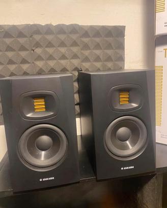 Coppia adam audio t5v monitor da studio piu cavi