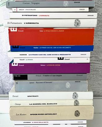 20 libri edizioni Einaudi