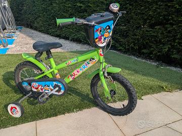 Bicicletta bambino da 3 a 5 anni, ruote 14 pollici