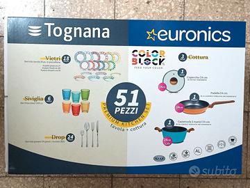 Set da cucina Tognana 51 pezzi NUOVO
