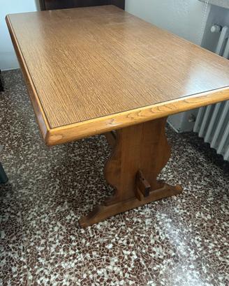Tavolo cucina - taverna legno rovere 77x77x138