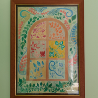 Quadro "Porta in fiore"