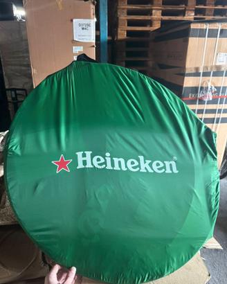 🍀 Tenda Aperta Richiudibile Verde – Heineken 🍀