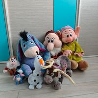 Peluche misti Brontolo Eeyore Cucciolo Frozen