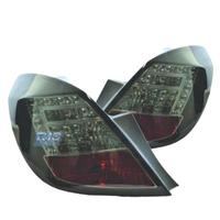 FANALI OPEL CORSA D 06-14 A LED SFONDO NERO AFFUMI