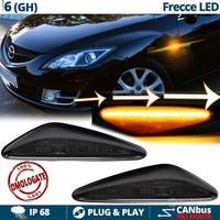 Frecce LED Dinamiche Laterali Nere per Mazda 6 GH