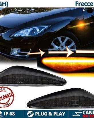 Frecce LED Dinamiche Laterali Nere per Mazda 6 GH