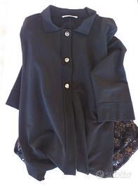 Casacca nera con paillettes