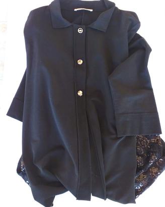 Casacca nera con paillettes