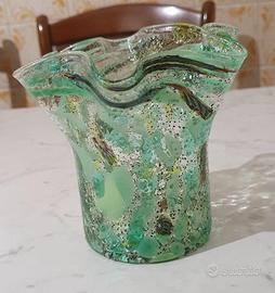 Vaso in vetro di murano