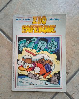 Fumetto Zio Paperone, numero 77, datato Febbraio 1