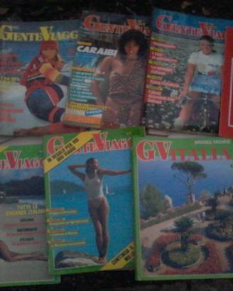 Riviste di "gente viaggi"anni 1979,80,81,82,85ecc