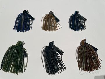 5 Jig kento molix da 1/4   7 gr bass fishing
