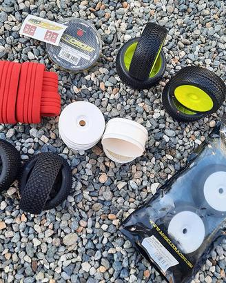 Lotto di Gomme per automodelli RC Buggy