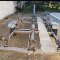 Carrello in acciaio per alaggio