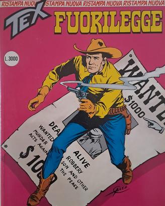 fumetto tex nuova ristampa 