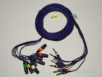 Coppia di cavi multipolari per mixer