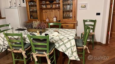 Vetrina per mobile in legno chiaro