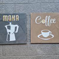 Quadri Moka + Coffee, 2 pezzi