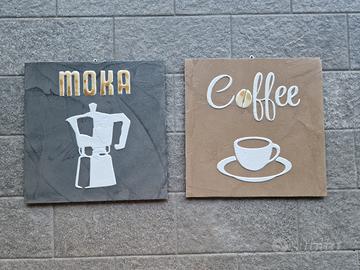 Quadri Moka + Coffee, 2 pezzi