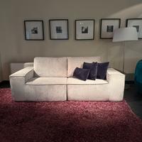 Divano velluto vostr grigio chiaro