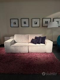 Divano velluto vostr grigio chiaro