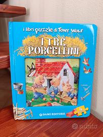 Libro con puzzle Tony Wolf 