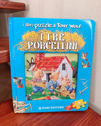 Libro con puzzle Tony Wolf 