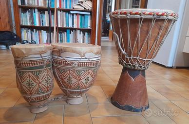 Strumenti musicali tamburi "Bonghi"