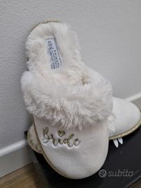 Pantofole/ Ciabatte / Scarpe bianche Sposa Bride 