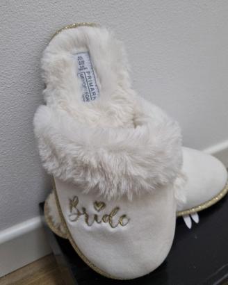 Pantofole/ Ciabatte / Scarpe bianche Sposa Bride 