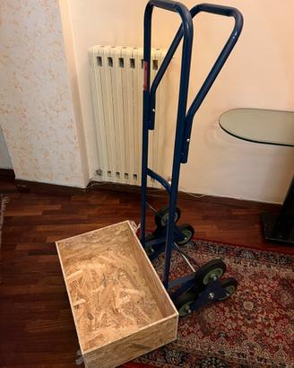 Carrello a tre ruote sali e scendi scale