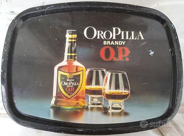 Vassoio da Bar Pub  "Oro Pilla" Brandy