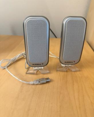 2 altoparlanti per PC con USB