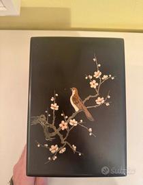 Cofanetto portagioie giapponese in lacca 1920