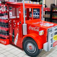 Camion CocaCola edizione Natale modello in cartone