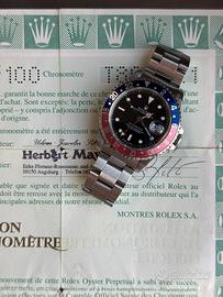 Rolex gmt master 16700 pepsi full set