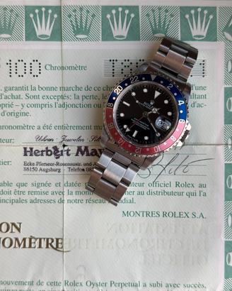 Rolex gmt master 16700 pepsi full set