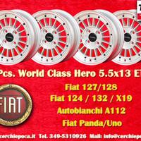 4 pz. cerchi Fiat/Alfa/Autobianchi WCHE 5.5x13 ET7