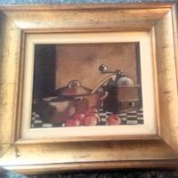 Quadro natura morta olio su tela