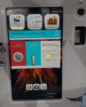 Distributore automatico sigarette